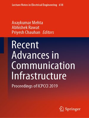 cover image of Recent Advances in Communication Infrastructure